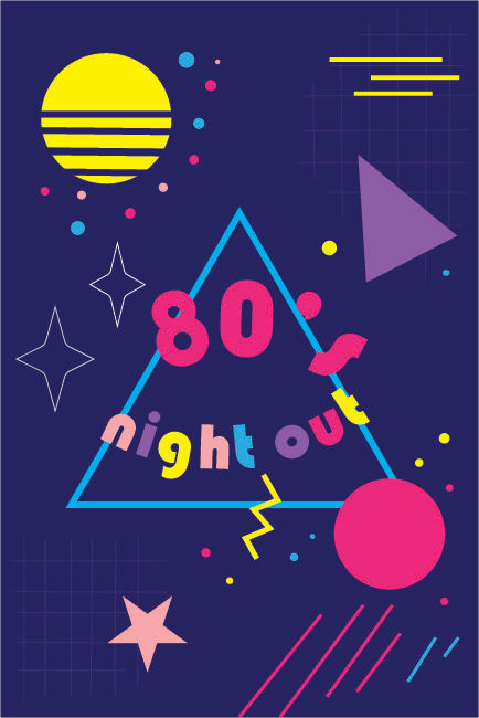 BorcherSarahFinalProject80'sNightPoster