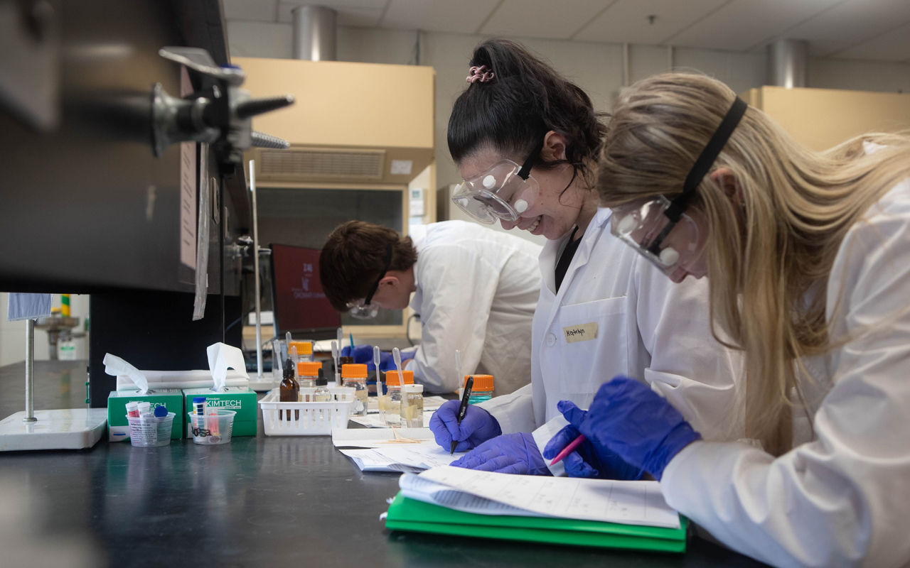 Students in Chemistry Lab